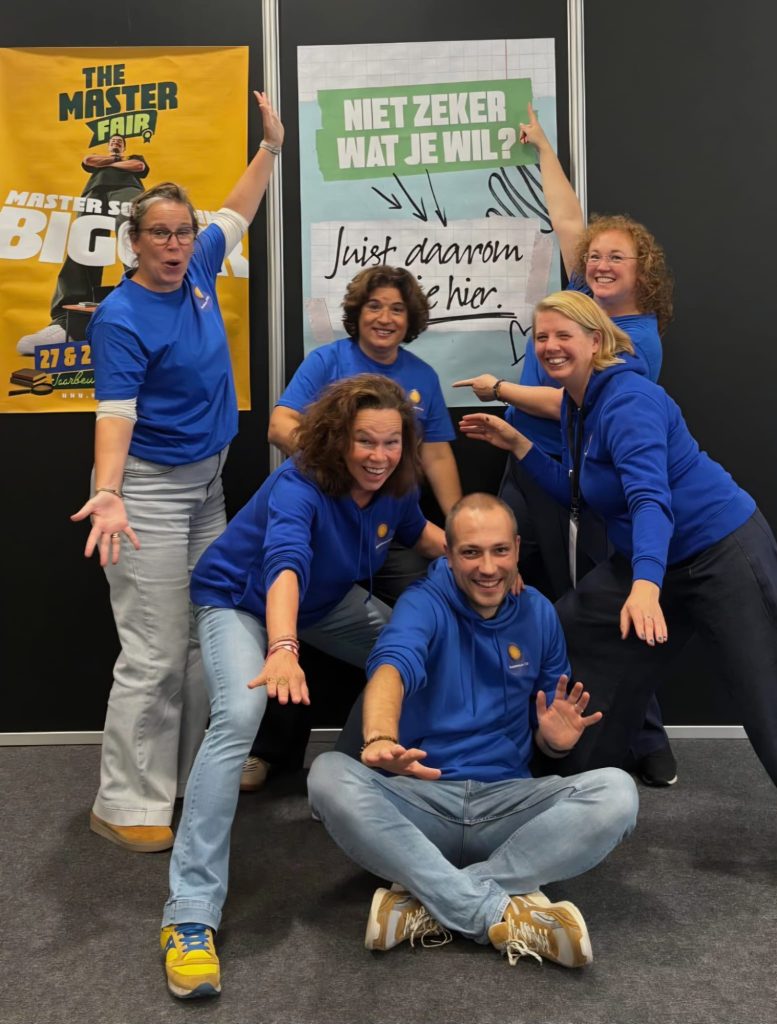 de professionals van Studiekeuze Zuid samen op de foto